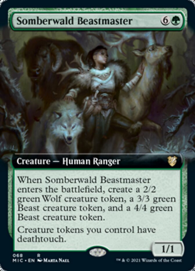 Somberwald Beastmaster (Extended) [Innistrad: Midnight Hunt Commander] | Galactic Gamez