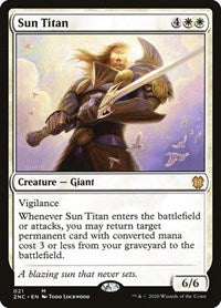 Sun Titan [Zendikar Rising Commander] | Galactic Gamez