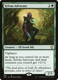 Sylvan Advocate [Zendikar Rising Commander] | Galactic Gamez