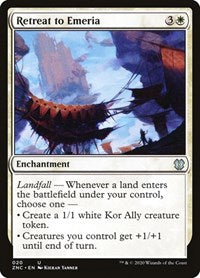 Retreat to Emeria [Zendikar Rising Commander] | Galactic Gamez
