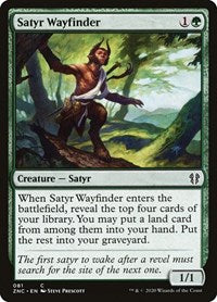 Satyr Wayfinder [Zendikar Rising Commander] | Galactic Gamez