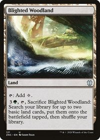 Blighted Woodland [Zendikar Rising Commander] | Galactic Gamez