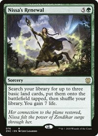 Nissa's Renewal [Zendikar Rising Commander] | Galactic Gamez