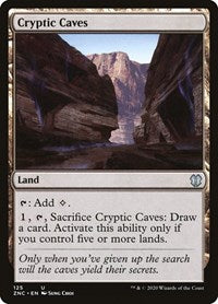 Cryptic Caves [Zendikar Rising Commander] | Galactic Gamez