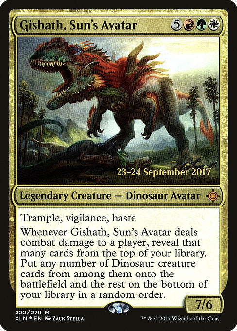 Gishath, Sun's Avatar [Ixalan Promos] | Galactic Gamez