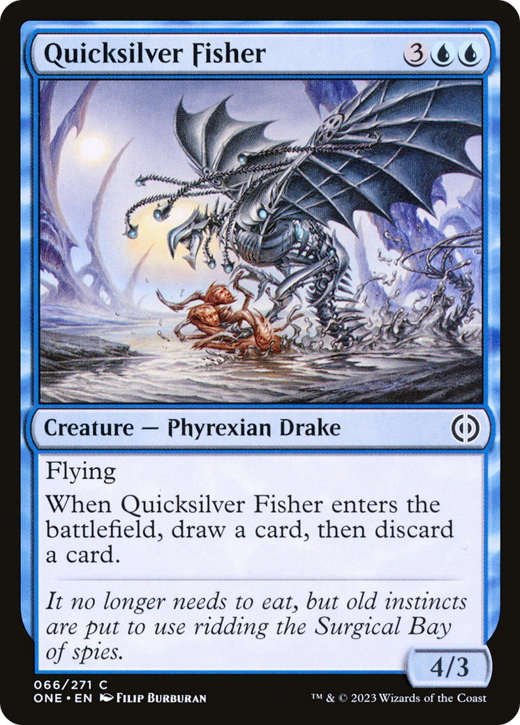 Quicksilver Fisher [Phyrexia: All Will Be One] | Galactic Gamez