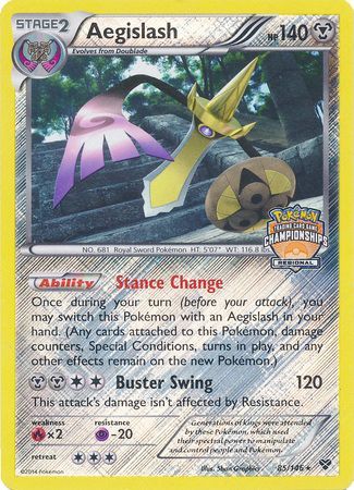 Aegislash (85/146) (Regional Championship Promo) [XY: Base Set] | Galactic Gamez