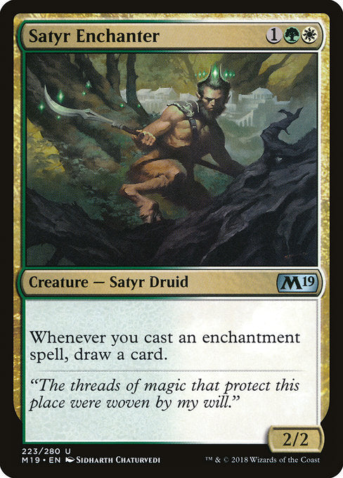 Satyr Enchanter [Core Set 2019] | Galactic Gamez