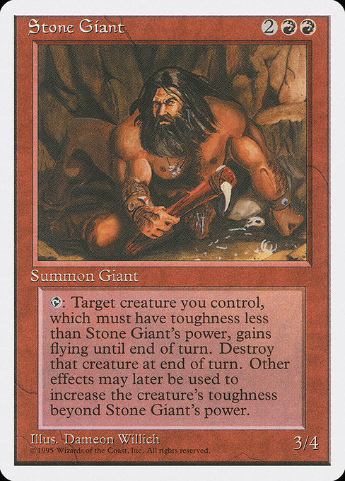 Stone Giant [Fourth Edition] | Galactic Gamez