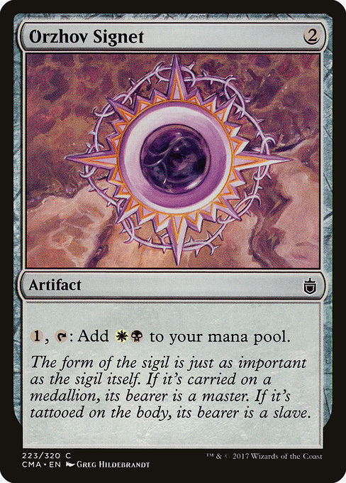 Orzhov Signet [Commander Anthology] | Galactic Gamez