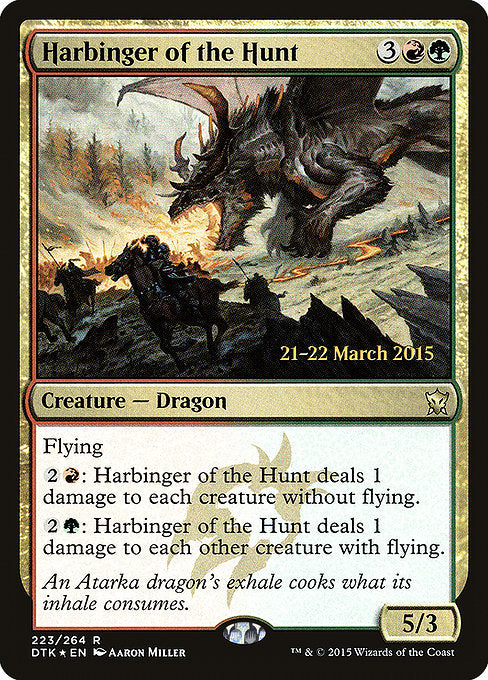 Harbinger of the Hunt [Dragons of Tarkir Promos] | Galactic Gamez