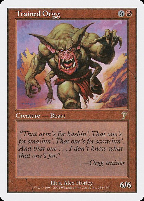 Trained Orgg [Seventh Edition] | Galactic Gamez