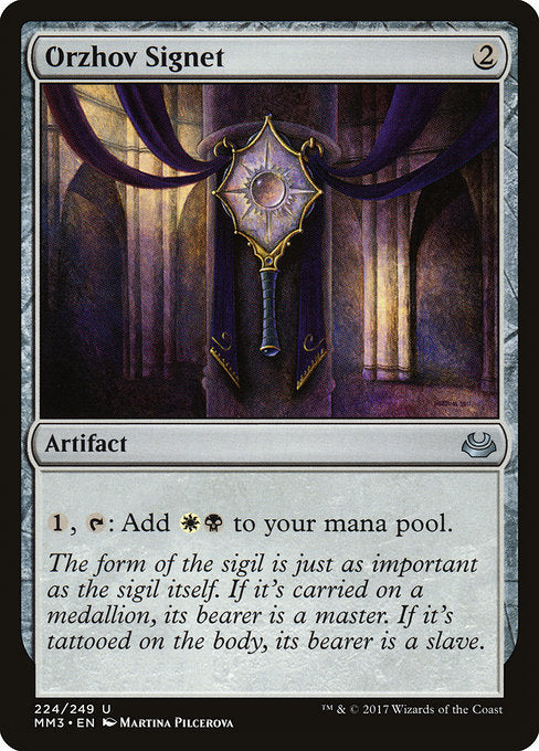 Orzhov Signet [Modern Masters 2017] | Galactic Gamez