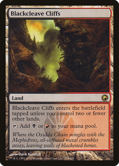 Blackcleave Cliffs [Scars of Mirrodin] | Galactic Gamez