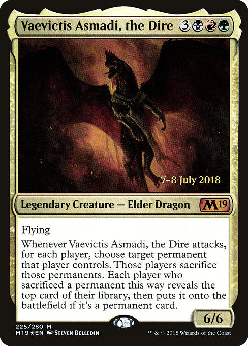 Vaevictis Asmadi, the Dire [Core Set 2019 Promos] | Galactic Gamez