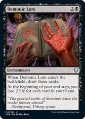 Demonic Lore [Commander Legends] | Galactic Gamez