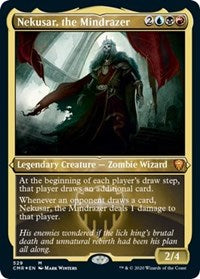 Nekusar, the Mindrazer (Foil Etched) [Commander Legends] | Galactic Gamez