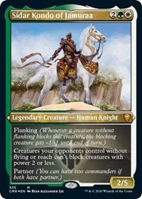 Sidar Kondo of Jamuraa (Foil Etched) [Commander Legends] | Galactic Gamez