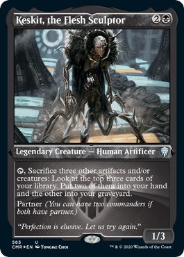 Keskit, the Flesh Sculptor (Foil Etched) [Commander Legends] | Galactic Gamez