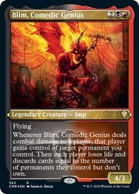 Blim, Comedic Genius (Foil Etched) [Commander Legends] | Galactic Gamez