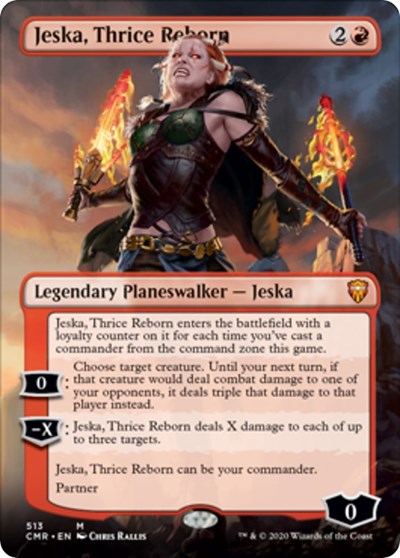 Jeska, Thrice Reborn (Borderless) [Commander Legends] | Galactic Gamez