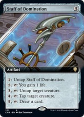 Staff of Domination (Extended Art) [Commander Legends] | Galactic Gamez