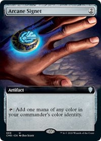 Arcane Signet (Extended Art) [Commander Legends] | Galactic Gamez