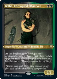 Belbe, Corrupted Observer (Foil Etched) [Commander Legends] | Galactic Gamez