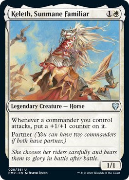 Keleth, Sunmane Familiar [Commander Legends] | Galactic Gamez