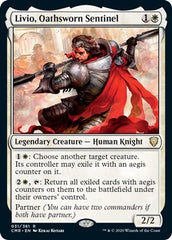 Livio, Oathsworn Sentinel [Commander Legends] | Galactic Gamez