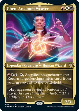 Ghen, Arcanum Weaver (Foil Etched) [Commander Legends] | Galactic Gamez