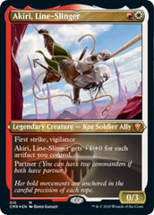 Akiri, Line-Slinger (Foil Etched) [Commander Legends] | Galactic Gamez