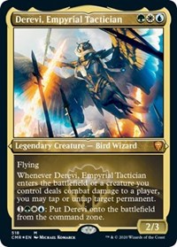 Derevi, Empyrial Tactician (Foil Etched) [Commander Legends] | Galactic Gamez