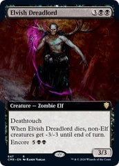 Elvish Dreadlord (Extended Art) [Commander Legends] | Galactic Gamez