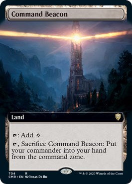 Command Beacon (Extended Art) [Commander Legends] | Galactic Gamez