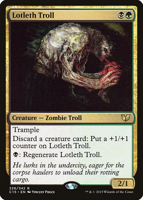Lotleth Troll [Commander 2015] | Galactic Gamez