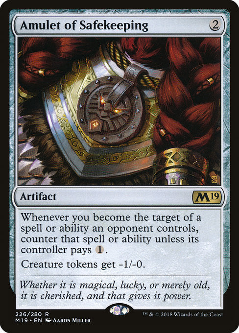 Amulet of Safekeeping [Core Set 2019] | Galactic Gamez