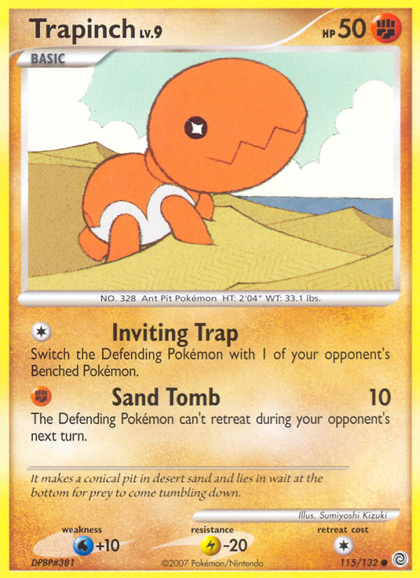 Trapinch (115/132) [Diamond & Pearl: Secret Wonders] | Galactic Gamez