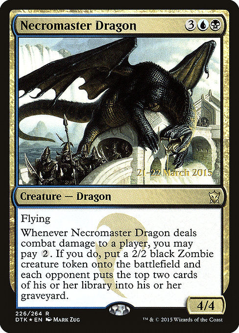 Necromaster Dragon [Dragons of Tarkir Promos] | Galactic Gamez