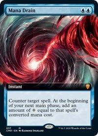 Mana Drain (Extended Art) [Commander Legends] | Galactic Gamez