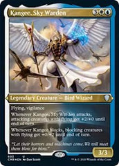 Kangee, Sky Warden (Foil Etched) [Commander Legends] | Galactic Gamez