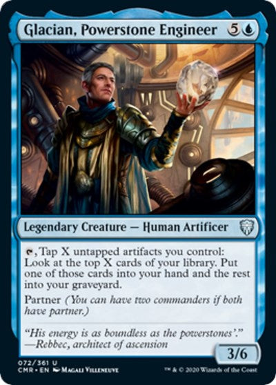 Glacian, Powerstone Engineer [Commander Legends] | Galactic Gamez