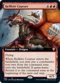 Hellkite Courser (Extended Art) [Commander Legends] | Galactic Gamez