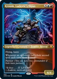 Kraum, Ludevic's Opus (Foil Etched) [Commander Legends] | Galactic Gamez