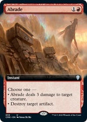 Abrade (Extended Art) [Commander Legends] | Galactic Gamez