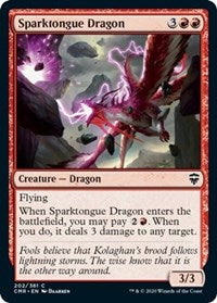 Sparktongue Dragon [Commander Legends] | Galactic Gamez