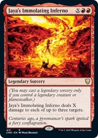 Jaya's Immolating Inferno [Commander Legends] | Galactic Gamez