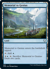 Memorial to Genius [Commander Legends] | Galactic Gamez