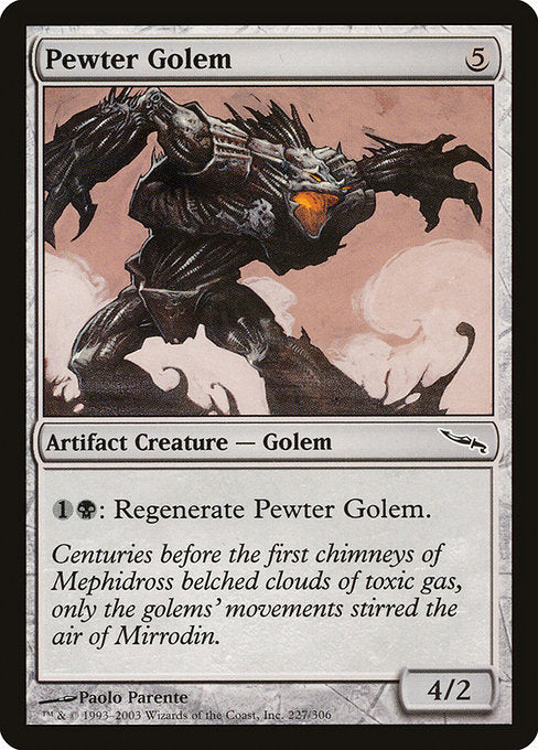 Pewter Golem [Mirrodin] | Galactic Gamez