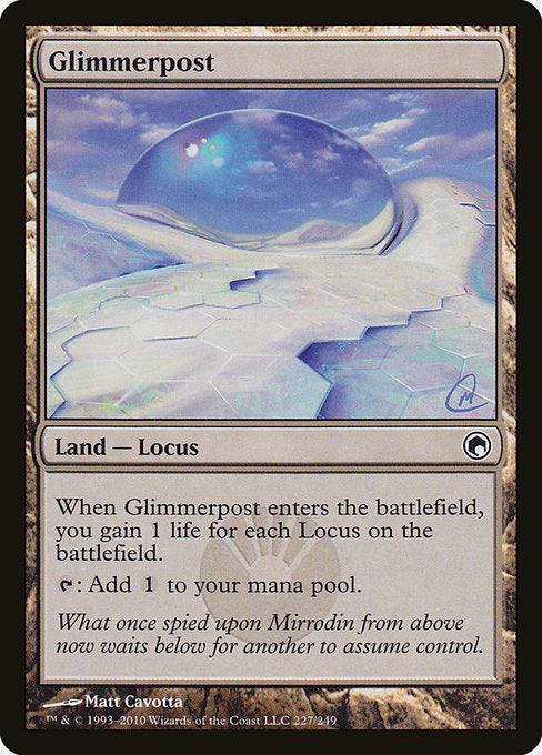 Glimmerpost [Scars of Mirrodin] | Galactic Gamez